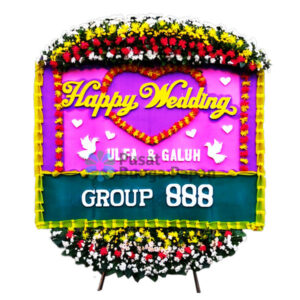 PBPW-008 Bunga Papan Pernikahan
